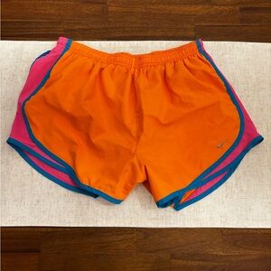 Nike Women's Dri-Fit Orange Running Shorts
